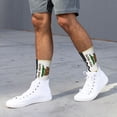 thumbnail image 5 of California America Flags Colorful Athletic Crew Novelty Socks For Men Women, 5 of 6