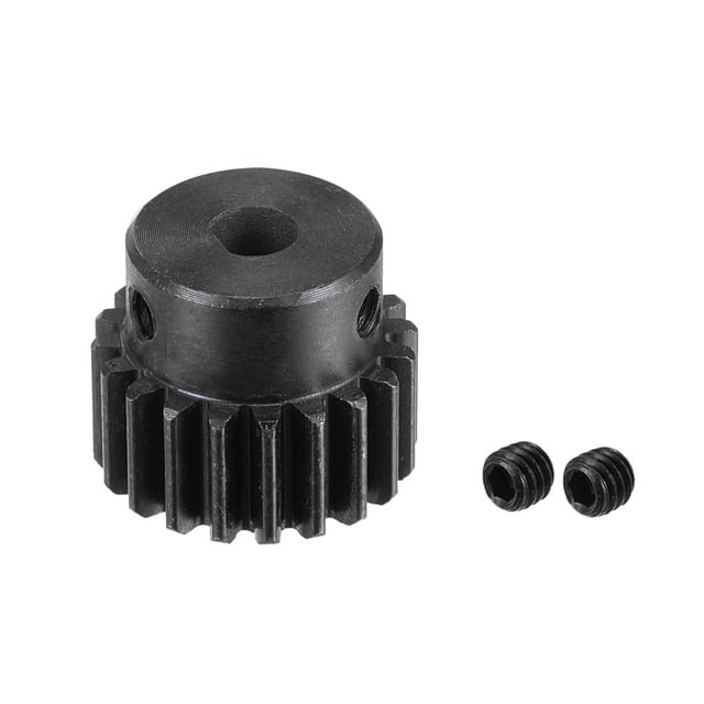 Unique Bargains 6x5.5mm Ouverture 20T Mod 1 45 Acier Éperon Diff Différentiel Pignon Moteur Engrenage