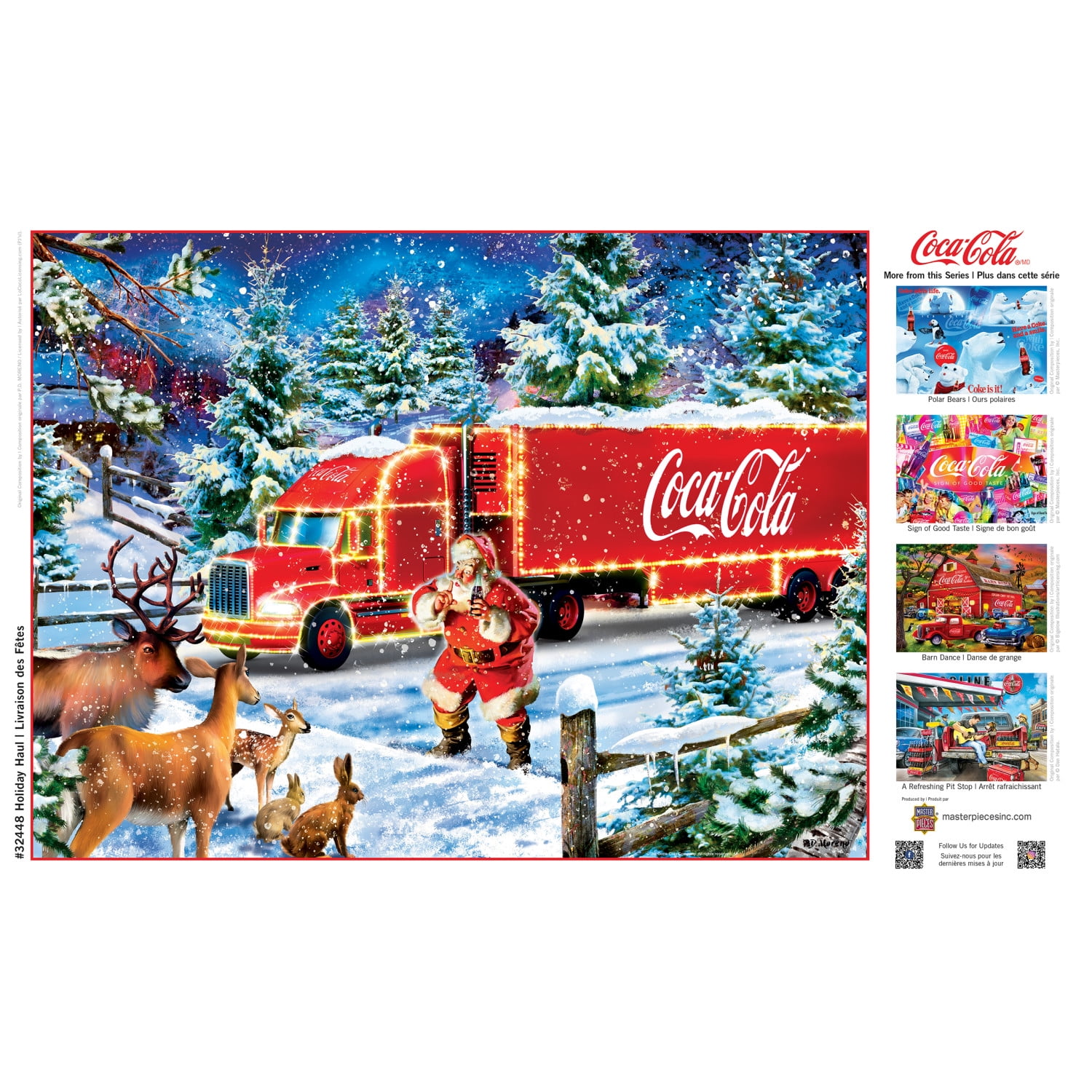 MasterPieces Happy Holidays - Coca-Cola Holiday Haul 300 Piece EZ