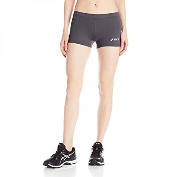 ASICS Women's Low Cut Volleyball Shorts, Steel Grey, Medium Walmart