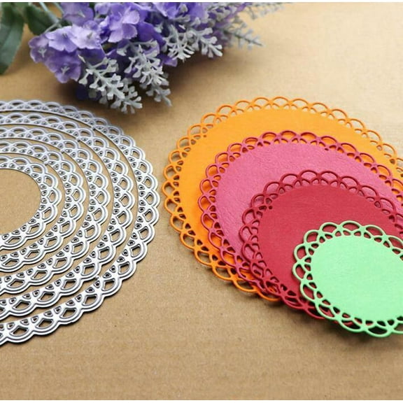 Die Cuts for Card Making, Ouginx Lace Frame Metal Cutting Dies DIY Die Cutters Die Stencils for Scrapbooking, Embossing & More