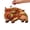 b-1pc-B, variant on Hoosue Highland Cow Wooden Charcuterie Board,Rustic Farmhouse Serving Tray Handcrafted from Solid Wood with Compartments for Cheese, Meat, Fruits, Crackers and Snacks B