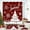 Red and Black Plaid, variant on FRAMICS Christmas Shower Curtain Sets with Rugs, 16 Pc Winter Snowman Bathroom Sets, Xmas Waterproof Fabric Bathroom Curtain Decor with Hooks