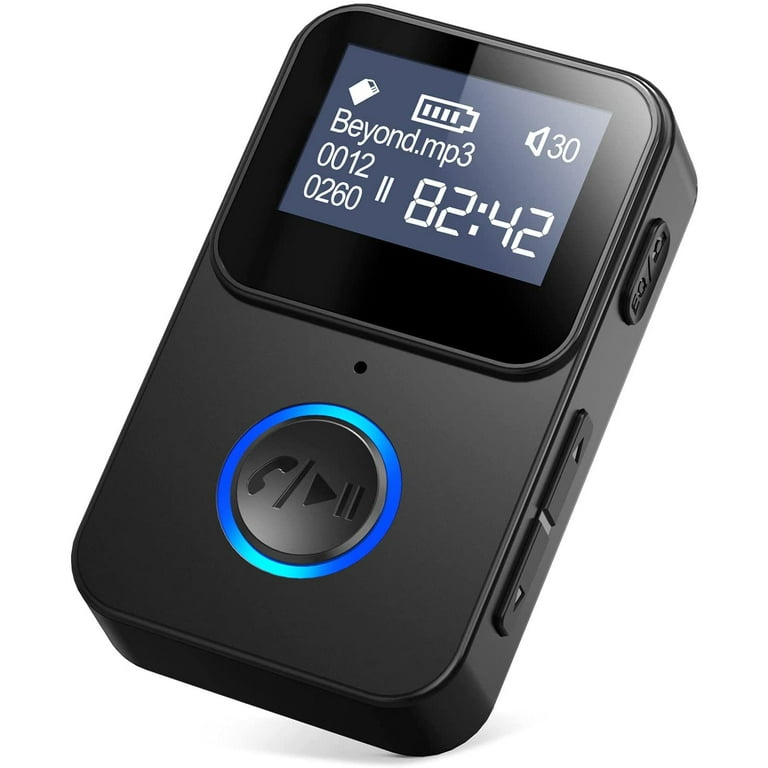 Bluetooth 5.0 car mp3 player fm transmitter aux car kit handsfree receiver  tf card lossless music player