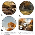 thumbnail image 3 of Designart "Sunlit Grove Birch Woods II" Tree Birch Floater Framed Wall Art Print, 3 of 7
