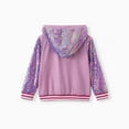 thumbnail image 7 of Disney Frozen Toddler Girls Bomber Jackets Anna Character Graphic Sequin Hooded Sweatshirts Sizes 2-6, 7 of 7