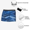 thumbnail image 3 of Pofeuu Sparkling With Blue Print Men’s Boxer Briefs, Moisture-Wicking Underwear, Regular,Trunk-XX-Large, 3 of 5