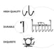 thumbnail image 4 of 7 Hooks Hoja de suspensión Organizador Black Coat Ganchos Cat Design Puerta Puerta Rack, 4 of 7