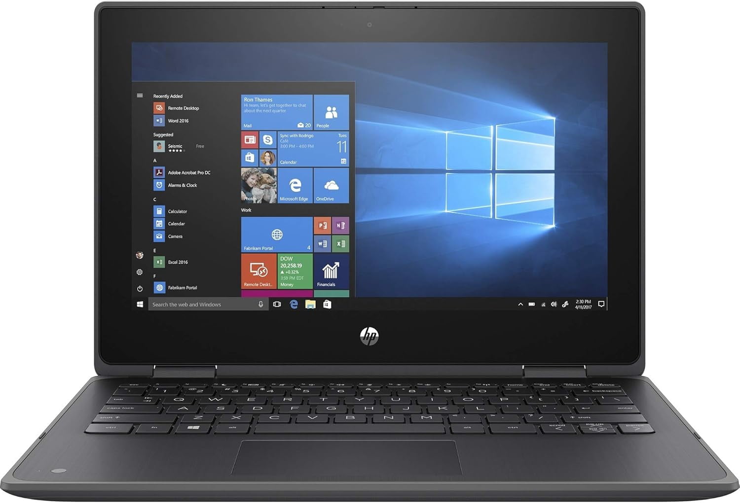 Restored HP ProBook x360 11 G5 EE 11.6" HD Touchscreen 2-in-1 Laptop, Intel Celeron N4020, 4GB RAM, 320GB Storage (64GB eMMC + 256GB USB), Intel UHD Graphics, Windows 10 Pro(Refurbished)