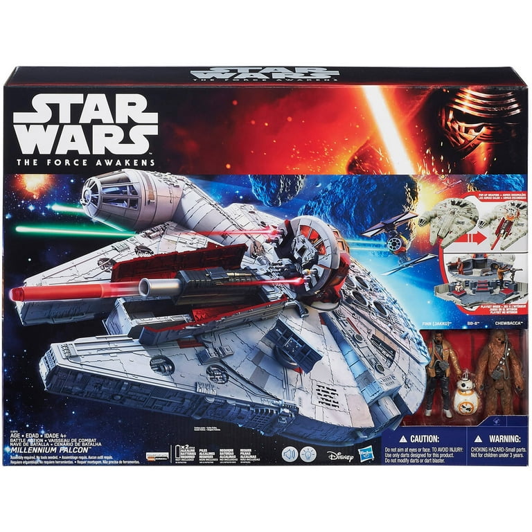 Star Wars The Force Awakens Battle Action Millennium Falcon