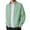 Green, variant on Kureaily Winter Solid Color Rib Knit Double Zipper Casual Jacket Without Hood With Texture For Everyday Wear Jackets for Men