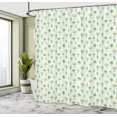 thumbnail image 4 of Ambesonne Woodland Shower Curtain, Floral Design Trees, 69"Wx70"L, Pastel Green Multicolor, 4 of 4