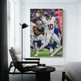 thumbnail image 3 of Bo Nix Canvas Poster Poster Decorative Painting Canvas Wall Art Living Room Posters Bedroom Painting 12x18inch(30x45cm), 3 of 6