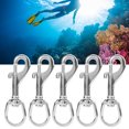 thumbnail image 4 of Diving Hook, Double Ended  Snap Hook Stable Firm  for Marine Hardware for Towing Ropes for Leather Products for Sports Equipment, 4 of 8
