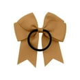 thumbnail image 4 of Bmisegm Bow Hair Ties Ribbon Satin Hair Bows for Girls Women Elastics Hair Scrunchies Bows Hair Accessories Gold, 4 of 5