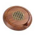 thumbnail image 4 of Gongfu-bandeja para servir té, caja pequeña y versátil decorativa de madera maciza, mesa de oficina para el hogar, arena púrpura, artesanía decorativa Macarena bandeja de servir, 4 of 7