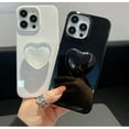 thumbnail image 2 of Case for iPhone 14 Case Women Girl with Love Ring Stand Ring Holder Kickstand, Cute Silicone Gel Rubber Protective Phone Case Cover (White), 2 of 10
