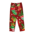 thumbnail image 4 of Kll Womens X-Mas And New Year Print Pajama Pants Soft Pajama Bottoms For Women Cozy Lounge Pants, 4 of 9