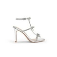 thumbnail image 2 of Women’s Heeled Sandals Stiletto Heels Rhinestone Bow Sandals, 2 of 8