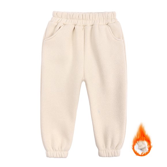 Toddler The Children Place Youth Large Track Pants Pairs of Pants Clothes Boys Child Sweatpants Kids Boys Girls Full Length Leggings Soft Comfortable Thick Lined Winter Warm Leggings S Brown 1-2 Years