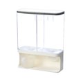 thumbnail image 2 of Dispensador de arroz Caja de almacenamiento de alimentos secos montada en la pared Contenedores de granos de cereales sellados Hugtrwg Para estrenar, 2 of 7