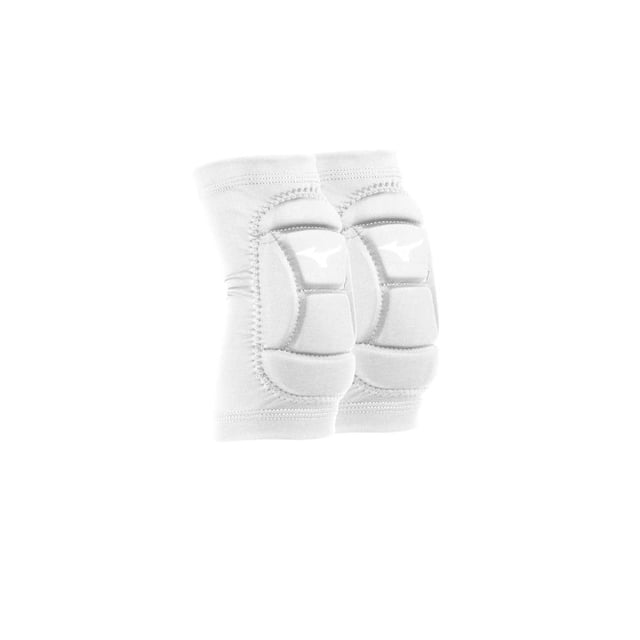 Coderas Mizuno MZO blancas grandes/extragrandes, de alto impacto