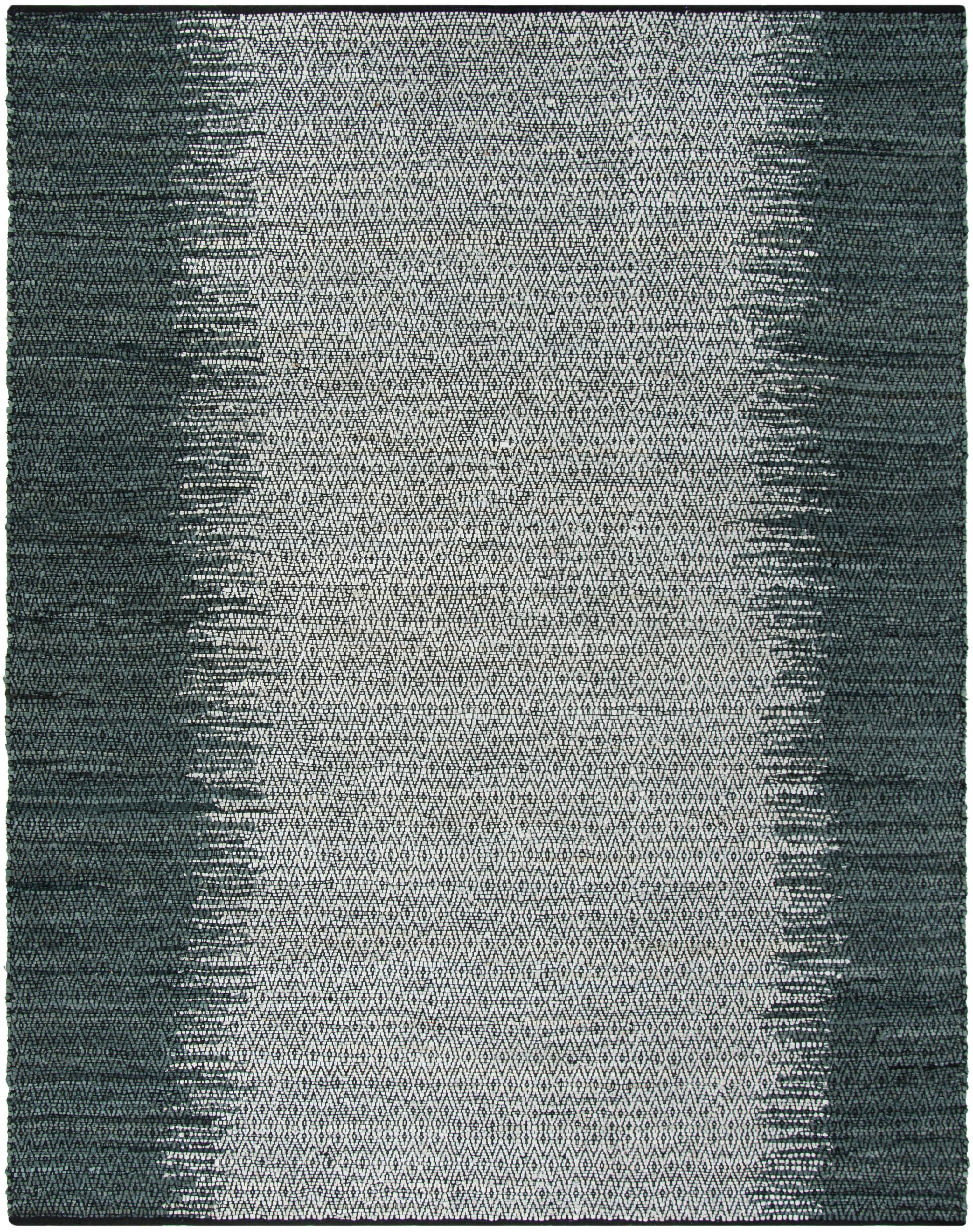 SAFAVIEH Vintage Leather Kalina Diamond Trellis Area Rug, Grey/Cream, 8' x 10'