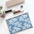 thumbnail image 6 of Kdxio Leaves And Flowers Makeup Bag Toiletry Bag Canvas Makeup Bags Zipper Cosmetic Pouch Travel Cosmetic Pouch for Women Gifts, 6 of 7