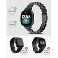 thumbnail image 2 of TOYOUTHS Slim Resin Bands Compatible with Fitbit Sense Bands Women, Lightweight Thin Sense Watch Bands for Fitbit Versa 3 Wristbands, 2 of 7