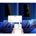 thumbnail image 1 of Apagador Inteligente Wifi Touch Negro 2 Botones MOES Apagador Wifi Touch 2 Vías Negro, 1 of 2