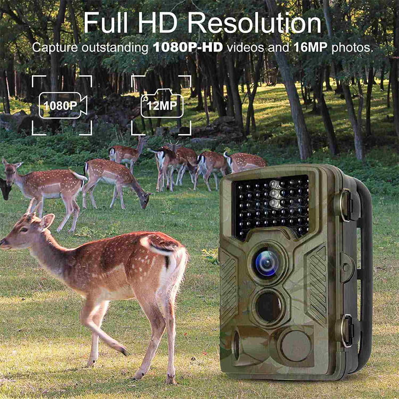 Details about   HD 1080P Trail Camera Wildlife Hunting Game 12MP Scouting Cam Night Vision 
