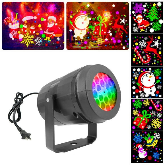 Peggybuy LED Christmas Decoration Lamp Colorful Landscape Projector Lamp for Garden Party