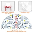 thumbnail image 4 of Lsque Tennis Rackets And Balls Print Christmas Tree Skirt, Tree Skirt with Ties or Velcro, Perfect for Holiday Decorations, Halloween, and New Year-48", 4 of 7