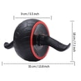 thumbnail image 4 of Abdomen Roller Ab Wheel Ball Ejercicio muscular autoresistente Abs Belly, 4 of 8