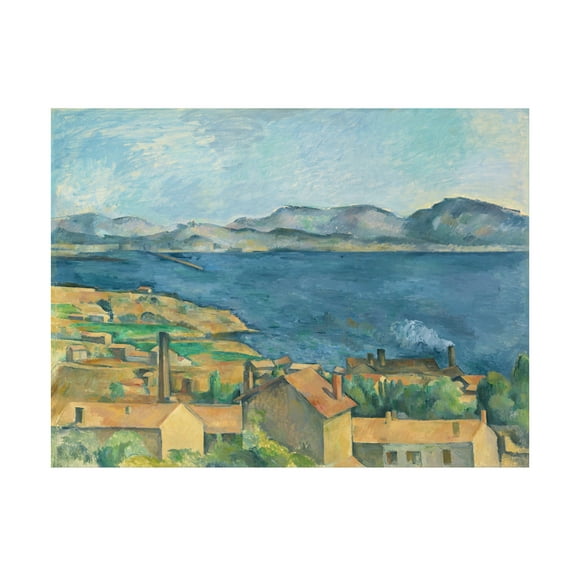 Cezanne 'The Bay Of Marseilles' Canvas Art