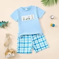 thumbnail image 3 of Toddler Baby Boy Clothes Summer Short Sleeve T Shirt and Shorts Cute Baby Boy Outfits Clothing Set, 3 of 7