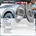 thumbnail image 3 of AutoShack Front Vented Brake Rotors 2-PC Set Replacement for 2009-2012 Hyundai Elantra 2005-2010 Hyundai Sonata 2012-2013 Kia Soul 2005-2011 Kia Sportage 11.02" (280 mm), 3 of 5