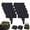 Black2, variant on Imitation Stone Garden Fence Plastic Retaining Edging Border Grey Cobbled Effect Landscape Decor Interlocking Decorative Panels Flower Bed Path Lawn Outdoor Picket Yard Grass Edge