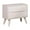 White, variant on Furniture of America Belkor Mid-Century Modern Wood 2-Drawer Nightstand in Gray