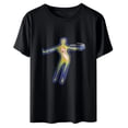 thumbnail image 4 of Camiseta holgada de manga corta con estampado de mueca retro para hombre y mujer Pompotops hfajkhk139015, 4 of 7