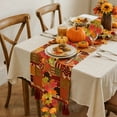 thumbnail image 5 of Boovnll 6.6Ft Fall Garland, Artificial Maple Leaves Garlands Hanging Fall Leaves Garland for Thanksgiving Halloween Indoor Outdoor Mantle Party Decor, Fall Decorations for Home, 5 of 6