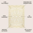 thumbnail image 2 of JONATHAN Y SANTA MONICA 4 x 6 Area Rug, Charleston Vintage Filigree Textured Weave - Cream/Yellow, SMB106M-4, 2 of 2