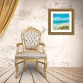 thumbnail image 3 of DeRice, Julie 26x26 Gold Ornate Wood Framed with Double Matting Museum Art Print Titled - Seaside Square I, 3 of 4