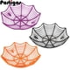thumbnail image 2 of Cuenco de red negro naranja púrpura para Halloween, plato de fruta, paquete de galletas de caramelo, cesta, tazón, decoración de truco o trato para Halloween, 2 of 4