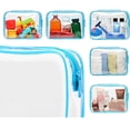 thumbnail image 3 of Bolsas para cosméticos Tergy, transparentes, impermeables, de PVC, de viaje, 20 unidades, 3 of 6