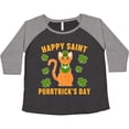 thumbnail image 3 of Inktastic St. Patrick's Day Happy Saint Purrtrick's Day Women's Plus Size T-Shirt, 3 of 5