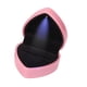 thumbnail image 5 of Caja para Anillos de Compromiso Yinane en Forma de Corazón Rosa Porta Anillos, 5 of 8
