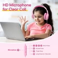 thumbnail image 2 of Auriculares EarFun Kids K1 con cable y micrófono rosa fucsia, 2 of 8