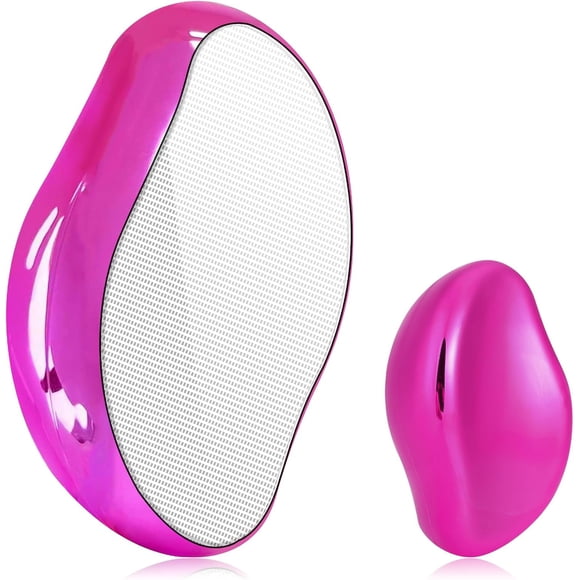 hoyesch Crystal Hair Eraser for Women and Men, Reusable Crystal Hair Remover Magic Painless Exfoliation Hair Removal Tool, Magic Hair Eraser for Back Arms Legs (Purple)