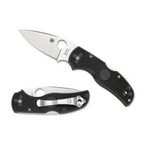 Spyderco Native 5 Lightweight Signature Folder Knife with 2.95" CPM S30V Steel Blade and Black FRN Handle - PlainEdge - C41PBK5